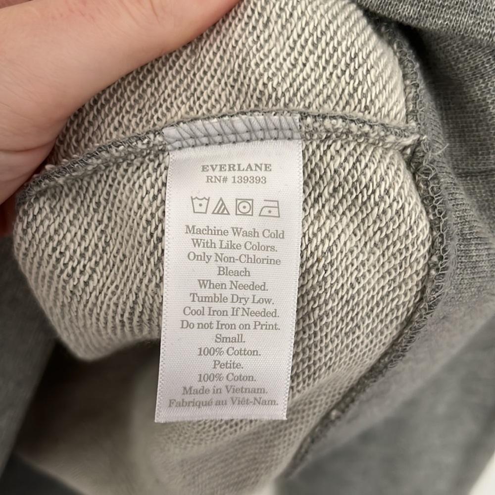 ‼️NWOT Everlane Crew 100% Human Sweatshirt - Picture 4 of 6